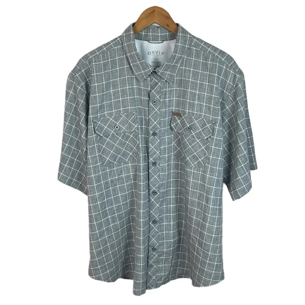 BF1376 Mens ORVIS Outdoor Classic Collection Performance Button Down Shirt XXL
